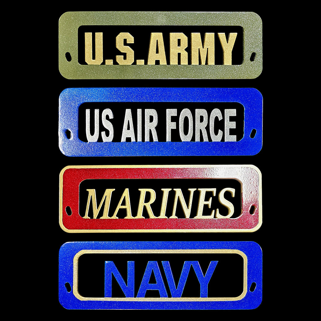 Color Armed Forces Plate
